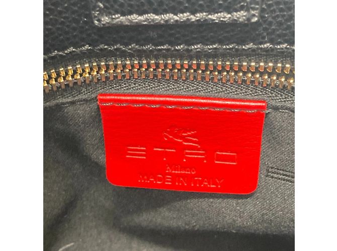 Borsa in pelle nera Etro Nero - vista 10