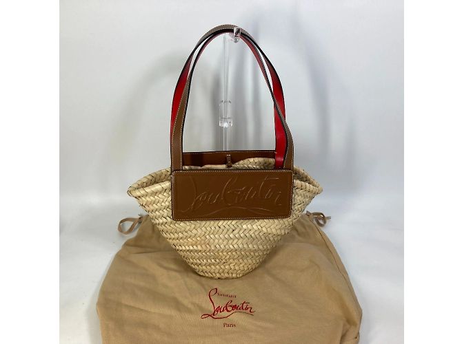 Borsa beige Christian Louboutin - vista 12