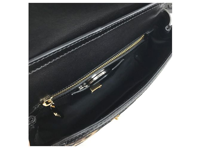 Borsa a spalla in pelle nera Dolce & Gabbana Nero - vista 9