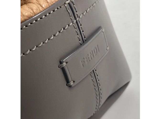Fendi Bicolor Schultertasche Beige - Ansicht 11