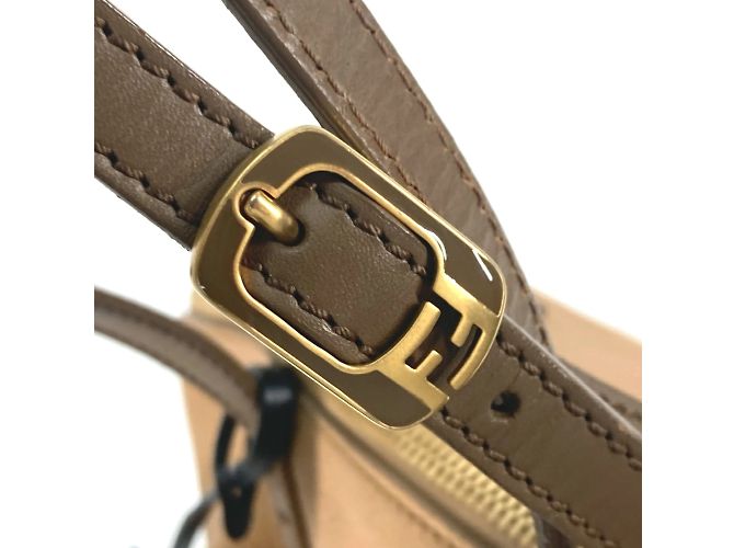 Fendi Bicolor Schultertasche Beige - Ansicht 12