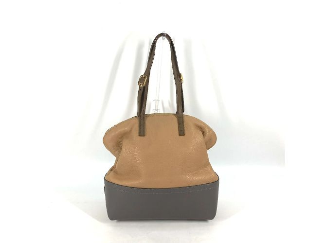 Fendi Bicolor Schultertasche Beige - Ansicht 2