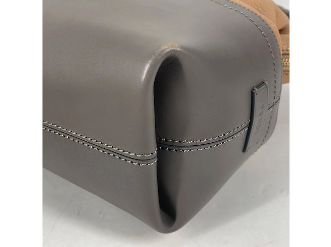 Fendi Bicolor Schultertasche Beige - Ansicht 6