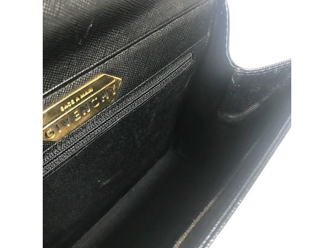 Schwarze Lederhandtasche von Givenchy - Ansicht 10