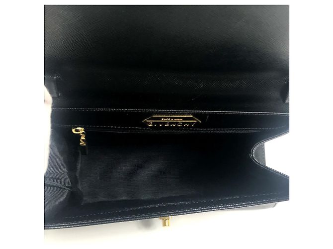 Schwarze Lederhandtasche von Givenchy - Ansicht 9