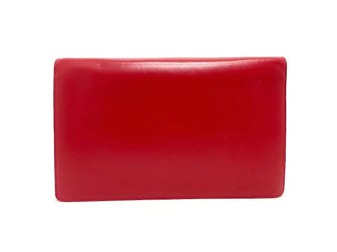 Bolsa de ombro de couro vermelho vintage Gucci - vista 2