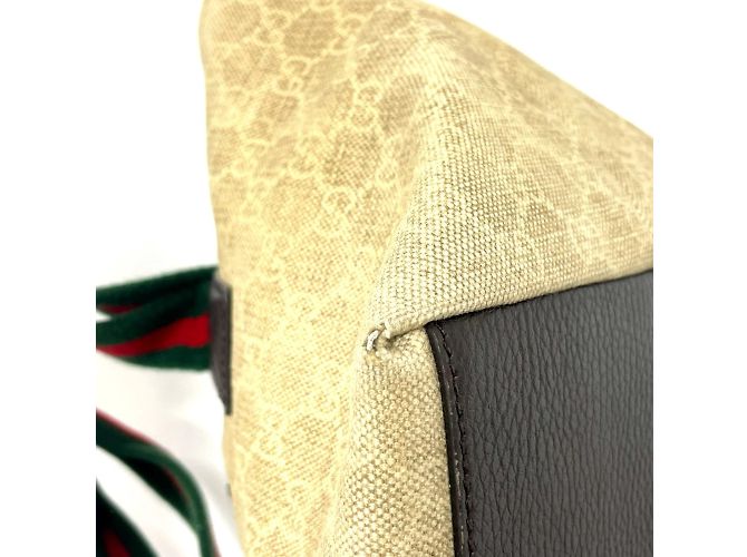 Borsa da pranzo Gucci Beige GG - vista 5