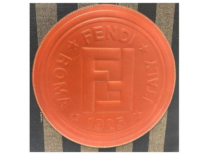 Borsa tote Fendi kaki e nera - vista 9