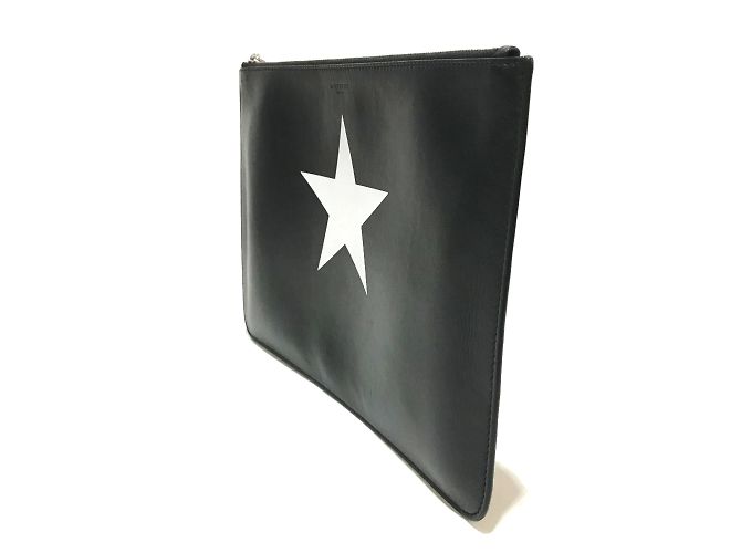 Clutch in pelle nera Givenchy Nero - vista 3