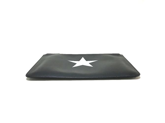 Clutch in pelle nera Givenchy Nero - vista 4