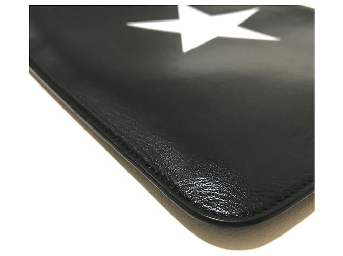 Clutch in pelle nera Givenchy Nero - vista 5