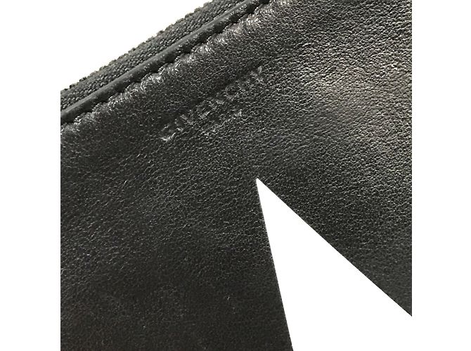 Clutch in pelle nera Givenchy Nero - vista 6