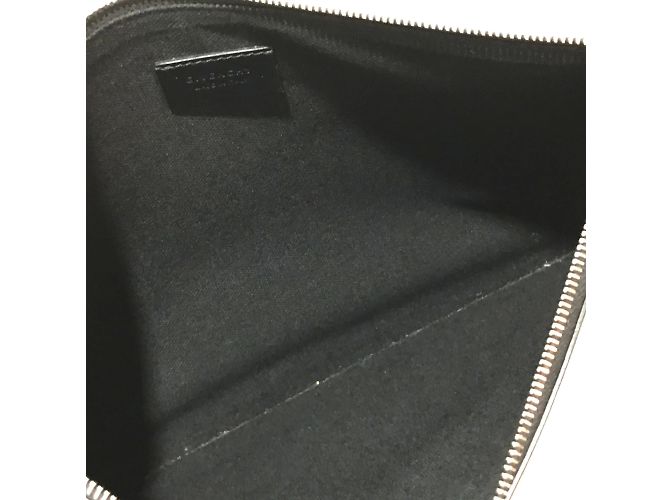 Clutch in pelle nera Givenchy Nero - vista 8