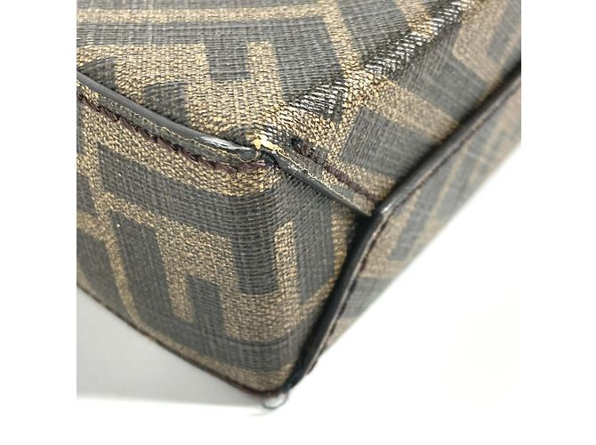 Fendi 7VA564 Borsa Clutch Zucca Marrone - vista 10