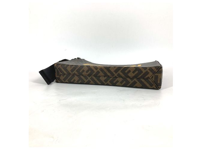 Fendi 7VA564 Borsa Clutch Zucca Marrone - vista 7