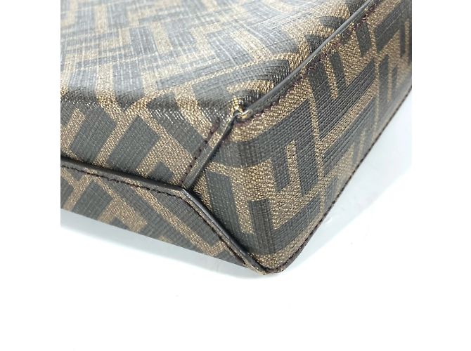 Fendi 7VA564 Borsa Clutch Zucca Marrone - vista 9