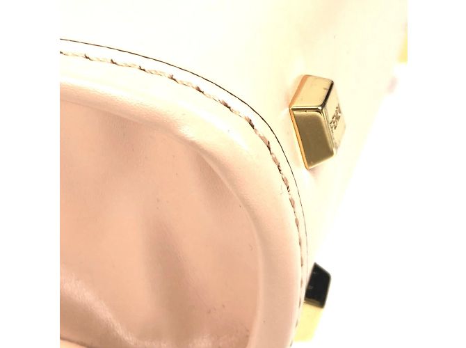 Borsa in pelle beige Fendi 8BS051 - vista 7