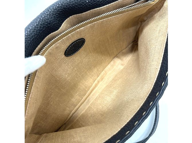 Fendi 8BT116 Black Leather Shoulder Bag - view 10