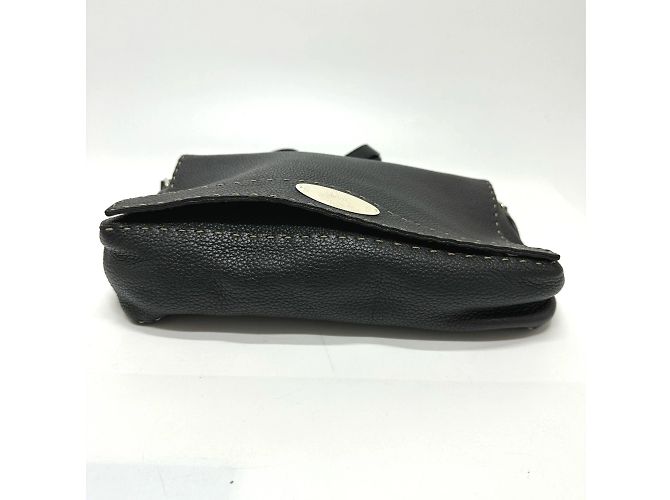 Fendi 8BT116 Black Leather Shoulder Bag - view 3