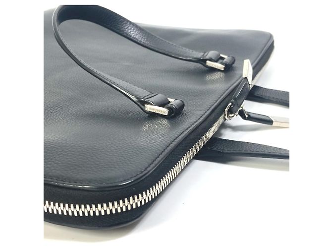 Christian Dior Sacoche en cuir noir Dior Homme - vue 10