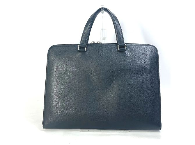 Christian Dior Sacoche en cuir noir Dior Homme - vue 2