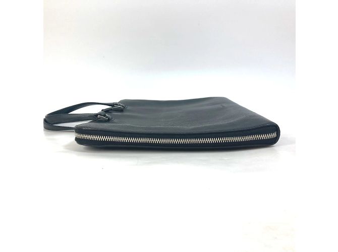 Christian Dior Sacoche en cuir noir Dior Homme - vue 3