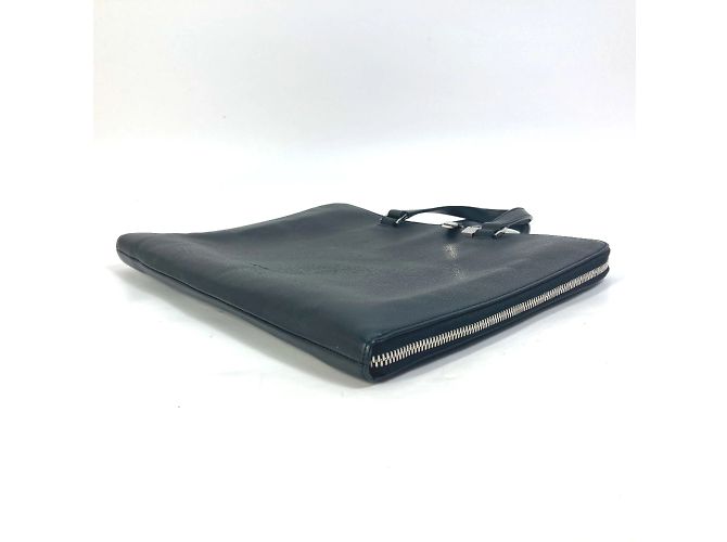 Christian Dior Sacoche en cuir noir Dior Homme - vue 4