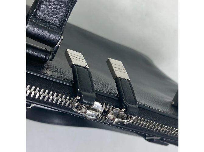 Christian Dior Sacoche en cuir noir Dior Homme - vue 6