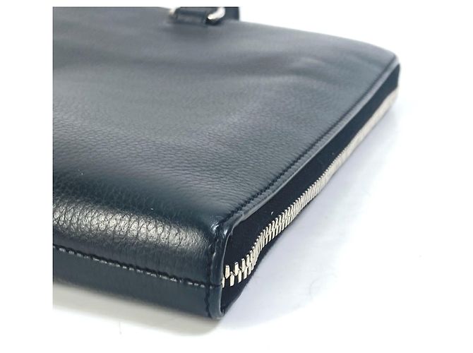 Christian Dior Sacoche en cuir noir Dior Homme - vue 8