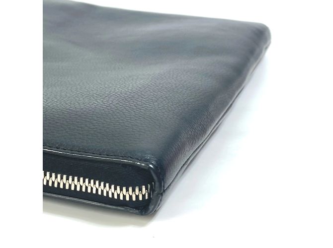 Christian Dior Sacoche en cuir noir Dior Homme - vue 9
