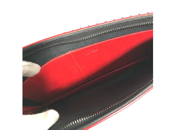 Borsa a spalla in pelle nera Christian Louboutin Nero - vista 12