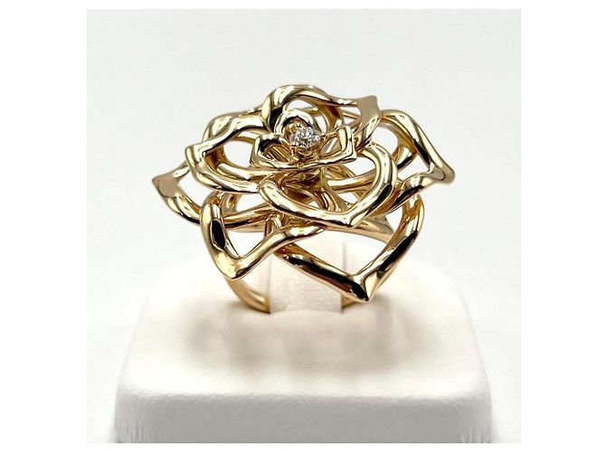 Anello in oro con diamante a forma di fiore per donna Piaget D'oro - vista 2