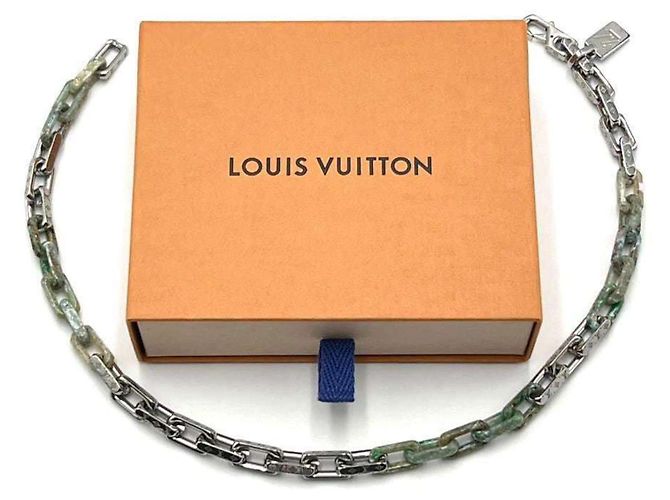 Collana Pendente Uomo Louis Vuitton Catena Monogramma - vista 2