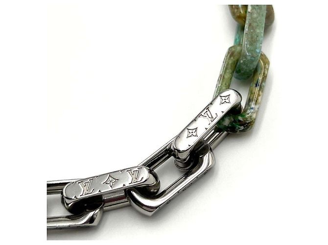 Collana Pendente Uomo Louis Vuitton Catena Monogramma - vista 3