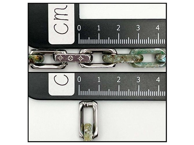 Collana Pendente Uomo Louis Vuitton Catena Monogramma - vista 8
