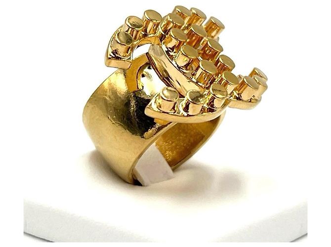 Timeless Anello vintage Coco Mark di Chanel per donne D'oro - vista 3