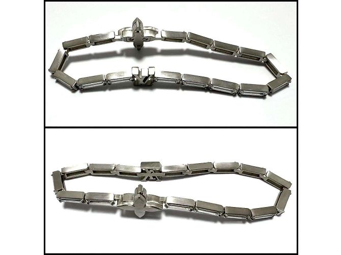 Bracciale charm LV Reflect da uomo di Louis Vuitton Argento - vista 4