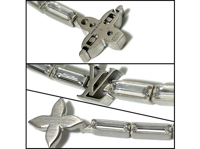 Bracciale charm LV Reflect da uomo di Louis Vuitton Argento - vista 5