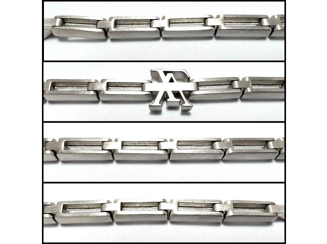 Bracciale charm LV Reflect da uomo di Louis Vuitton Argento - vista 7