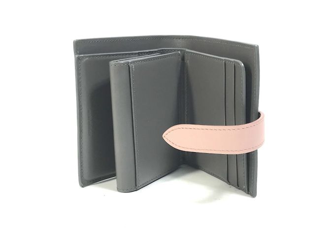 Céline Celine Bicolor Compact Trifold Wallet Brown - view 10