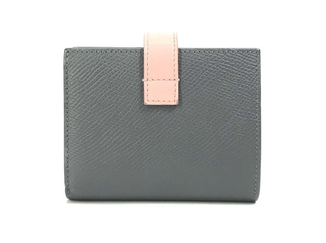 Céline Celine Bicolor Compact Trifold Wallet Brown - view 2