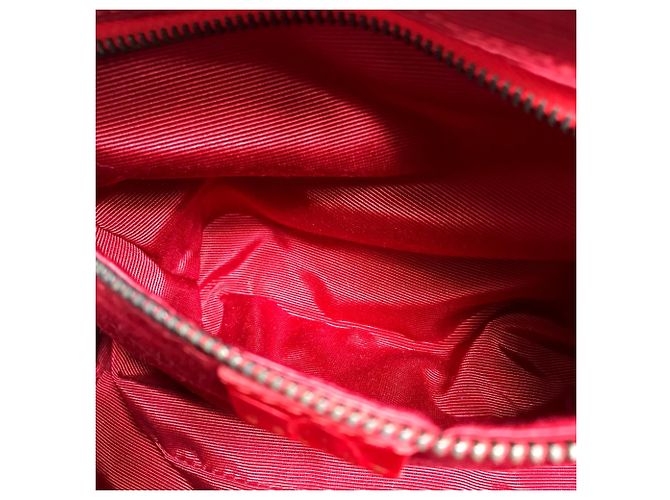 Céline Borsa in pelle rossa Celine Rosso - vista 14