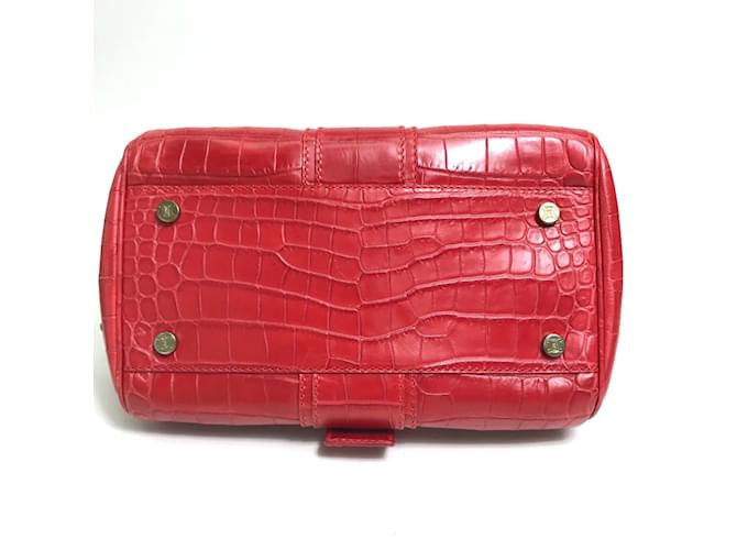 Céline Borsa in pelle rossa Celine Rosso - vista 3