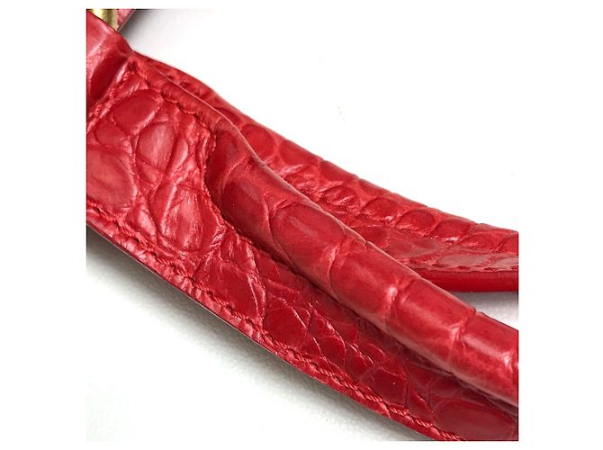 Céline Borsa in pelle rossa Celine Rosso - vista 9