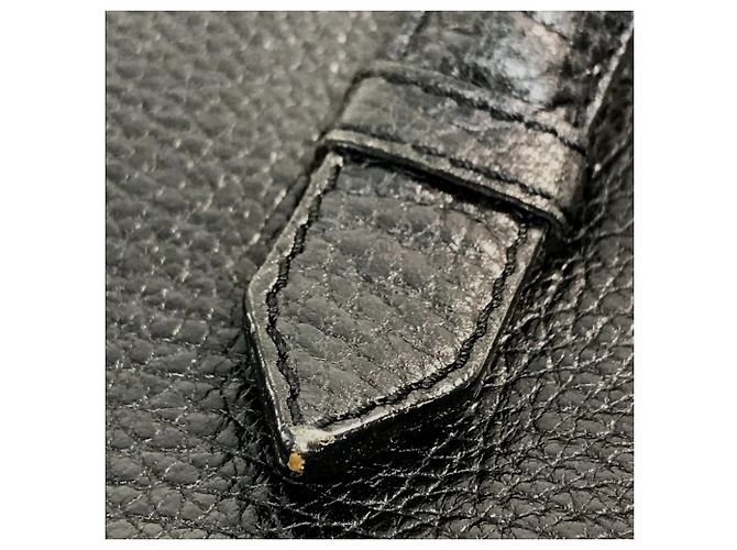 Céline Celine Vintage schwarze Lederhandtasche - Ansicht 14