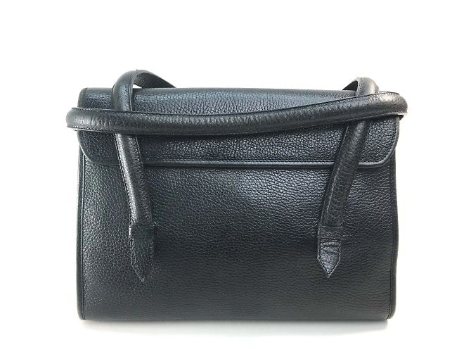 Céline Celine Vintage schwarze Lederhandtasche - Ansicht 3