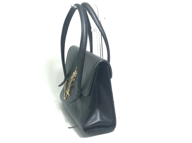 Céline Celine Vintage schwarze Lederhandtasche - Ansicht 4