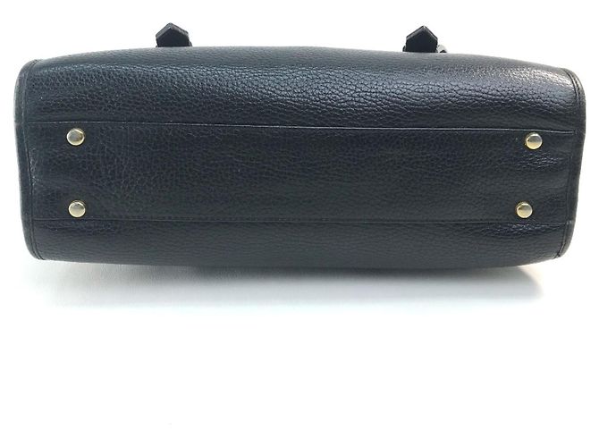 Céline Celine Vintage schwarze Lederhandtasche - Ansicht 5