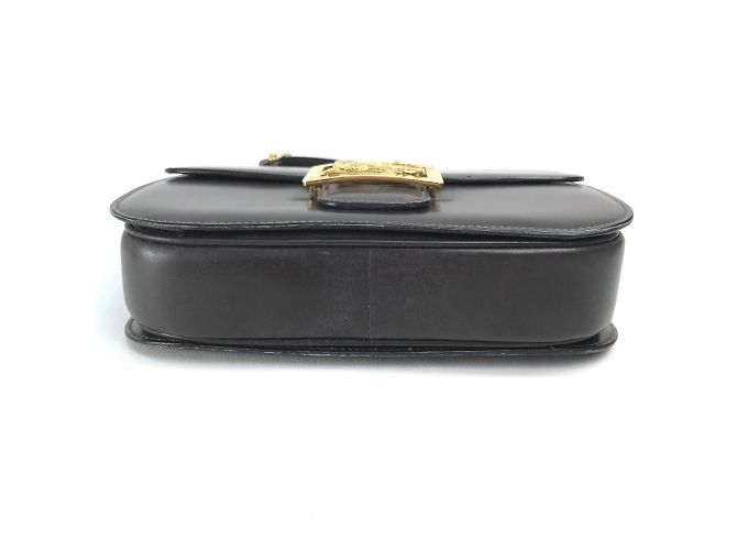 Céline Bolso de hombro de cuero marrón vintage Celine Castaño - vista 3