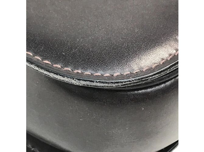 Céline Bolso de hombro de cuero marrón vintage Celine Castaño - vista 4